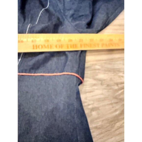 Vtg Devine Denim NY 16 ButtonUp penny lane coat Festival Whimsigoth grunge punk - Picture 7 of 10